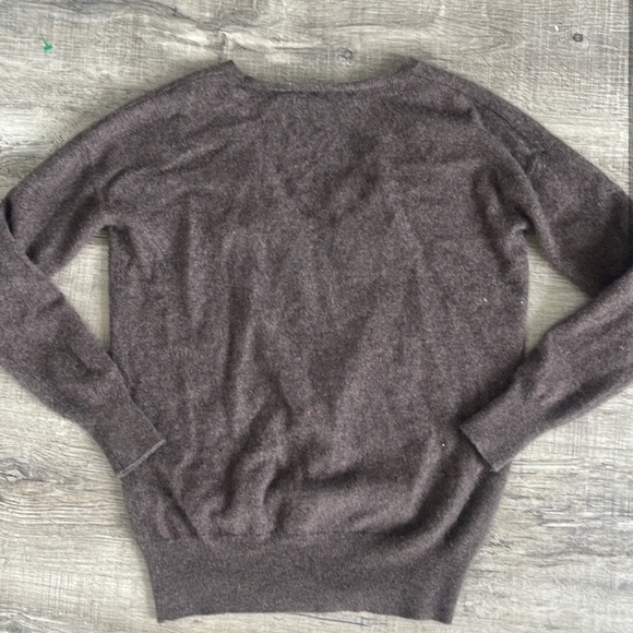Anthropologie Seaton cashmere brown sweater - Picture 3 of 6